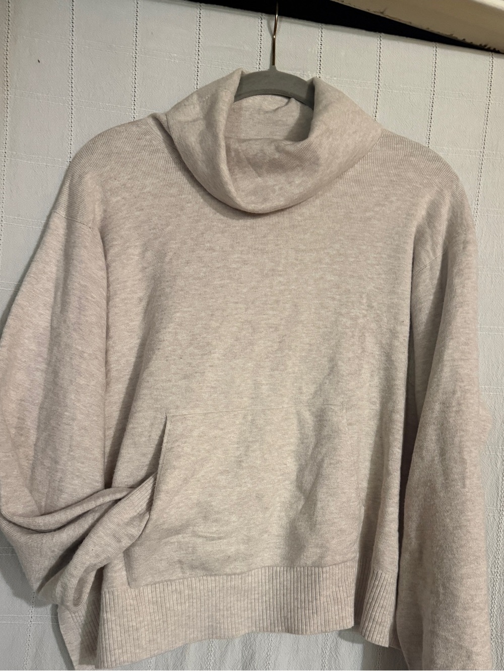 Banana Republic Light Cream Cowl Neck Sweater